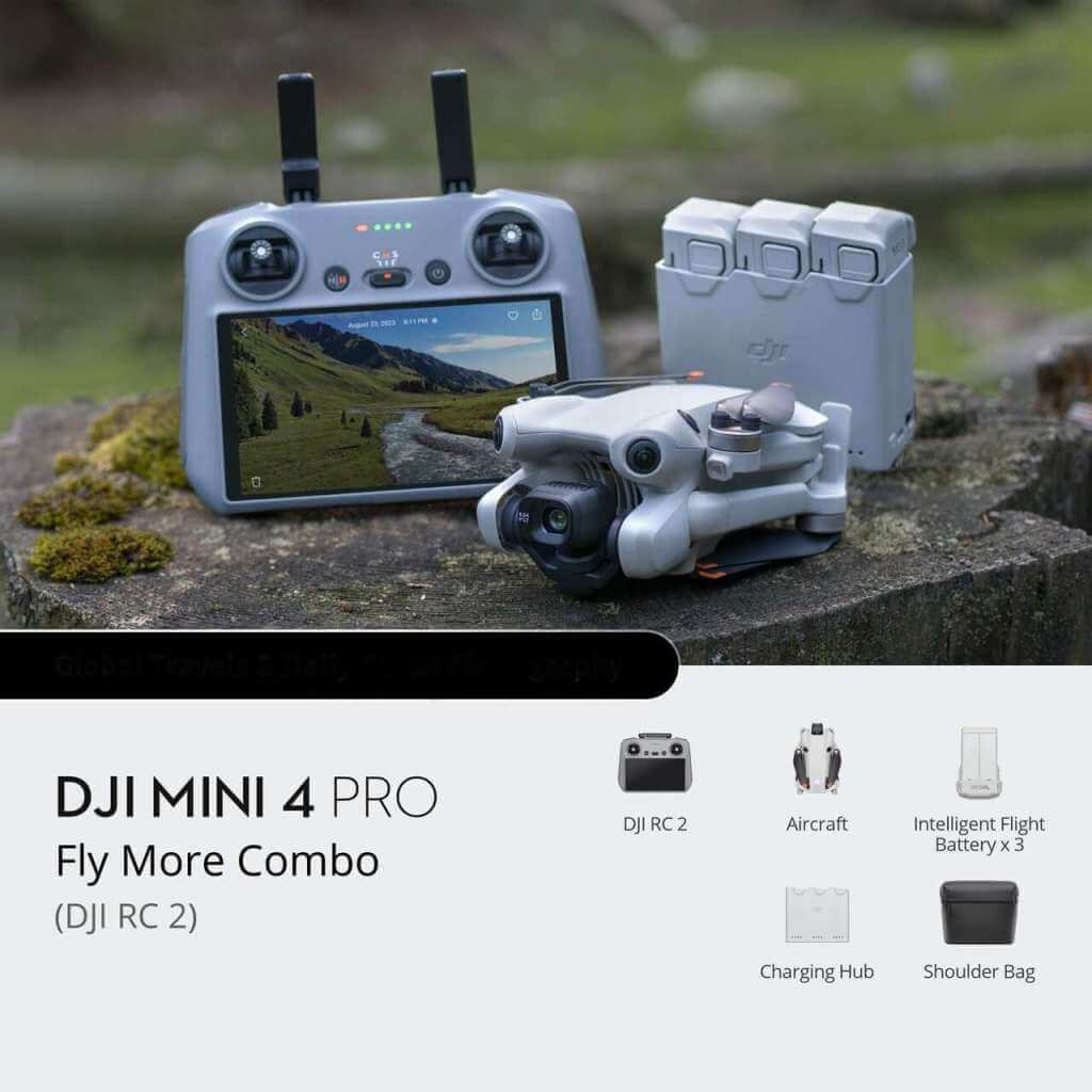 DJI Mini 4 Pro Fly More Combo (DJI RC 2) 
