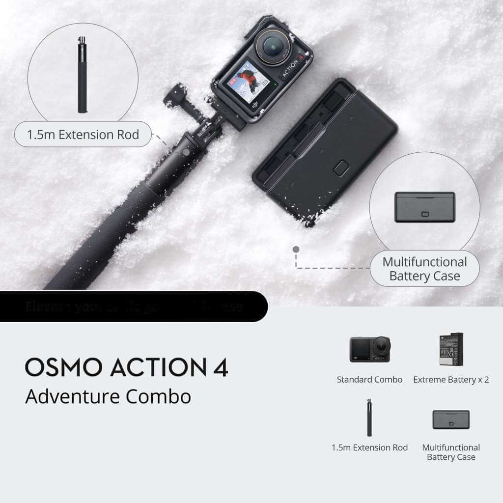 DJI Osmo Action 4 Adventure Combo 